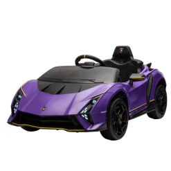 Elektroauto Kinder Lamborghini Autentica violett