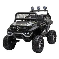 Elektroauto Kinder Mercedes Unimog camouflage