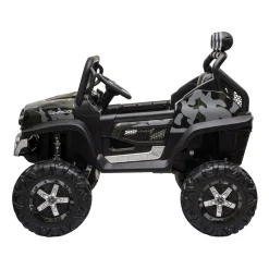 Elektroauto Kinder Mercedes Unimog camouflage