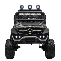 Elektroauto Kinder Mercedes Unimog camouflage