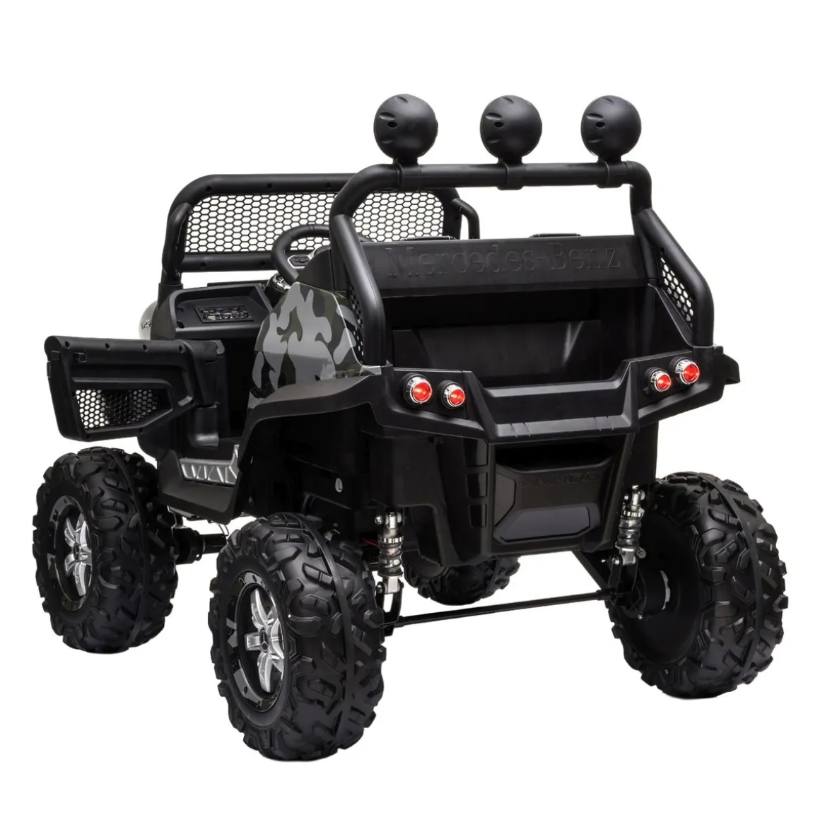 Elektroauto Kinder Mercedes Unimog camouflage