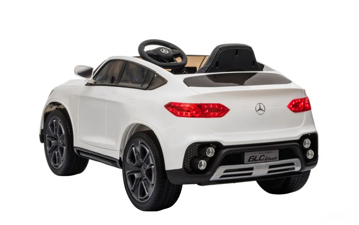 Elektroauto Kinder Mercedes GLC Coupé weiss