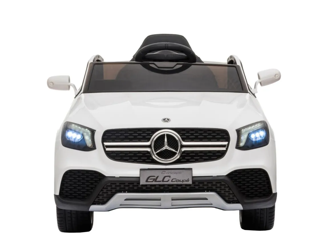 Elektroauto Kinder Mercedes GLC Coupé weiss