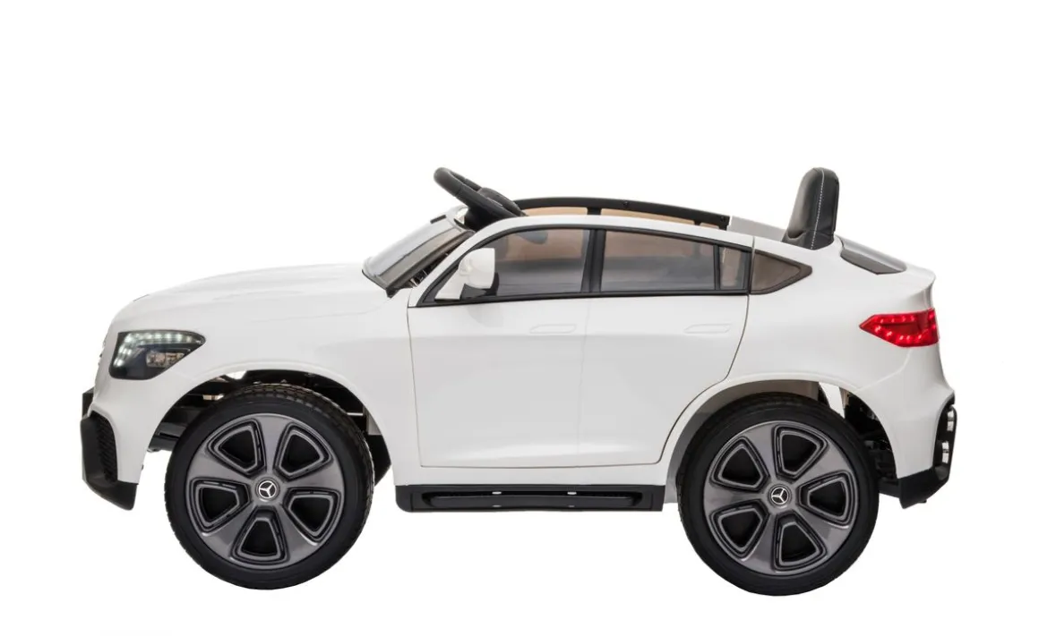 Elektroauto Kinder Mercedes GLC Coupé weiss