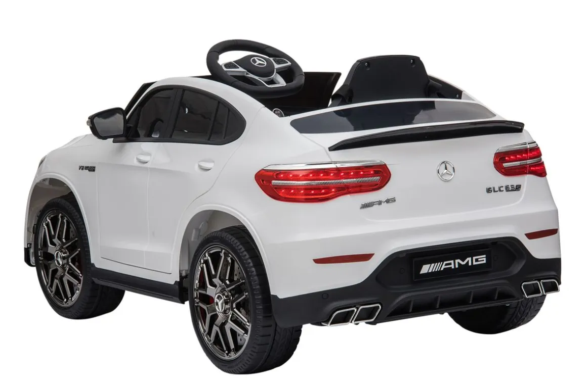 Elektroauto Kinder Mercedes GLC 63S weiss