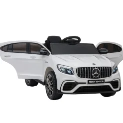 Elektroauto Kinder Mercedes GLC 63S weiss