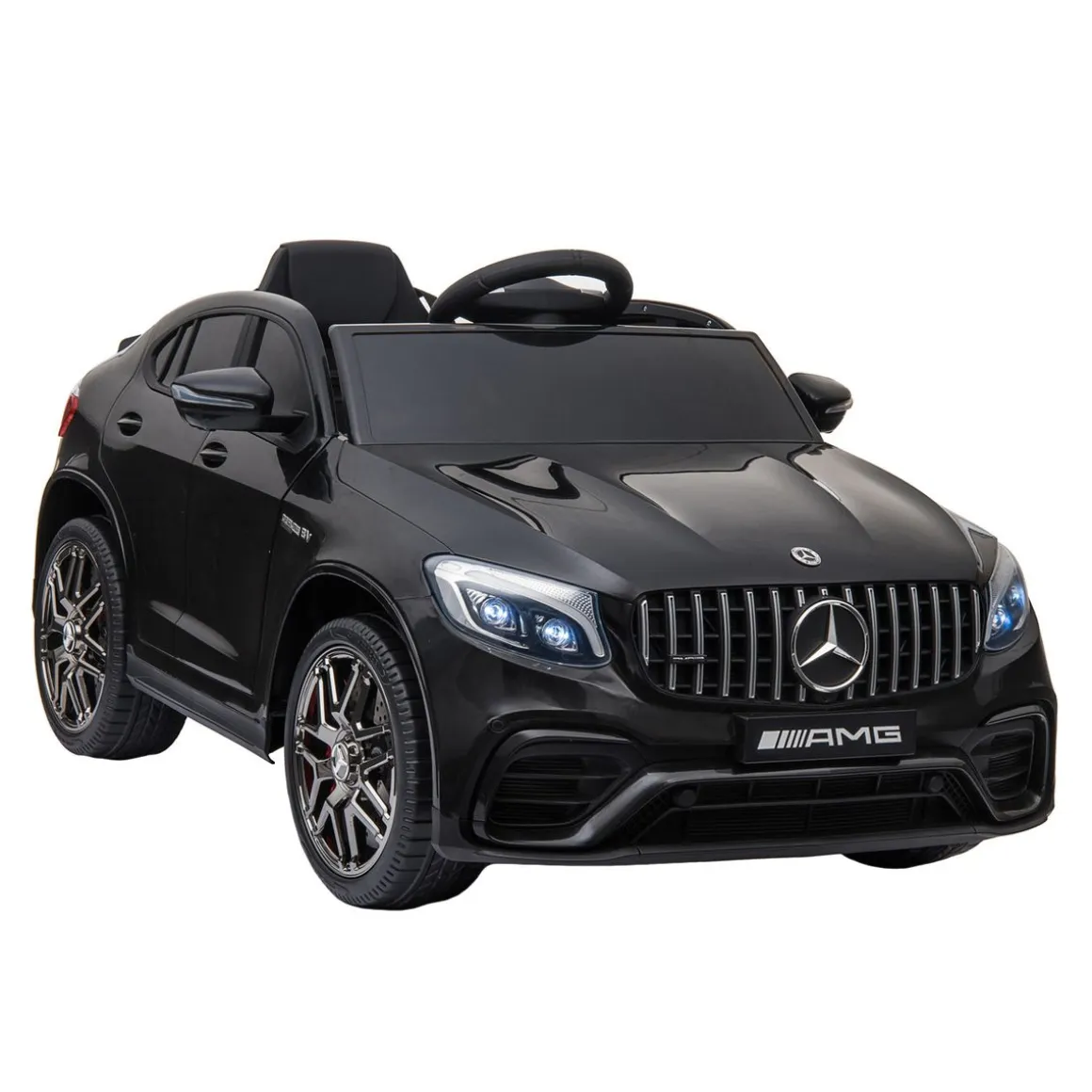 Elektroauto Kinder Mercedes GLC 63S schwarz