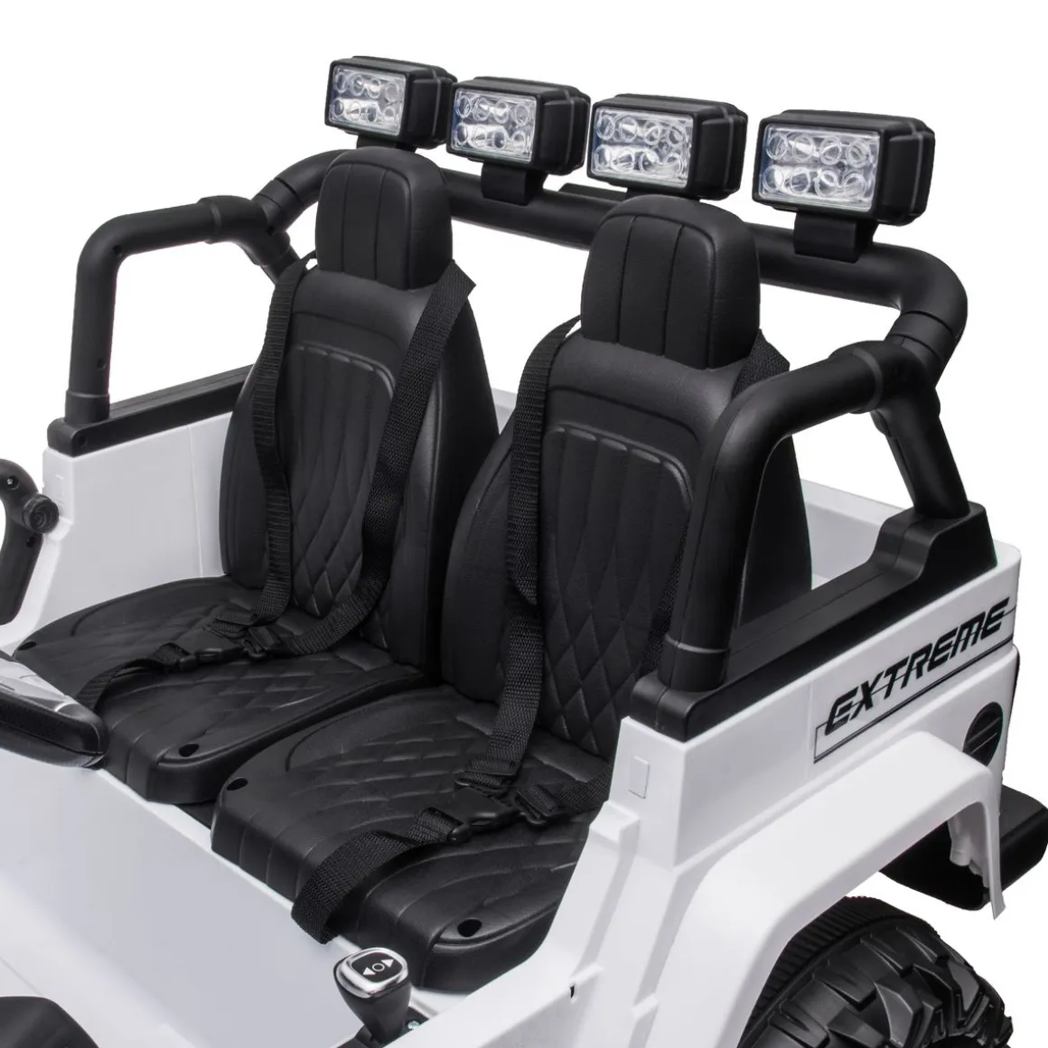 Elektroauto Kinder Off-Roader weiss
