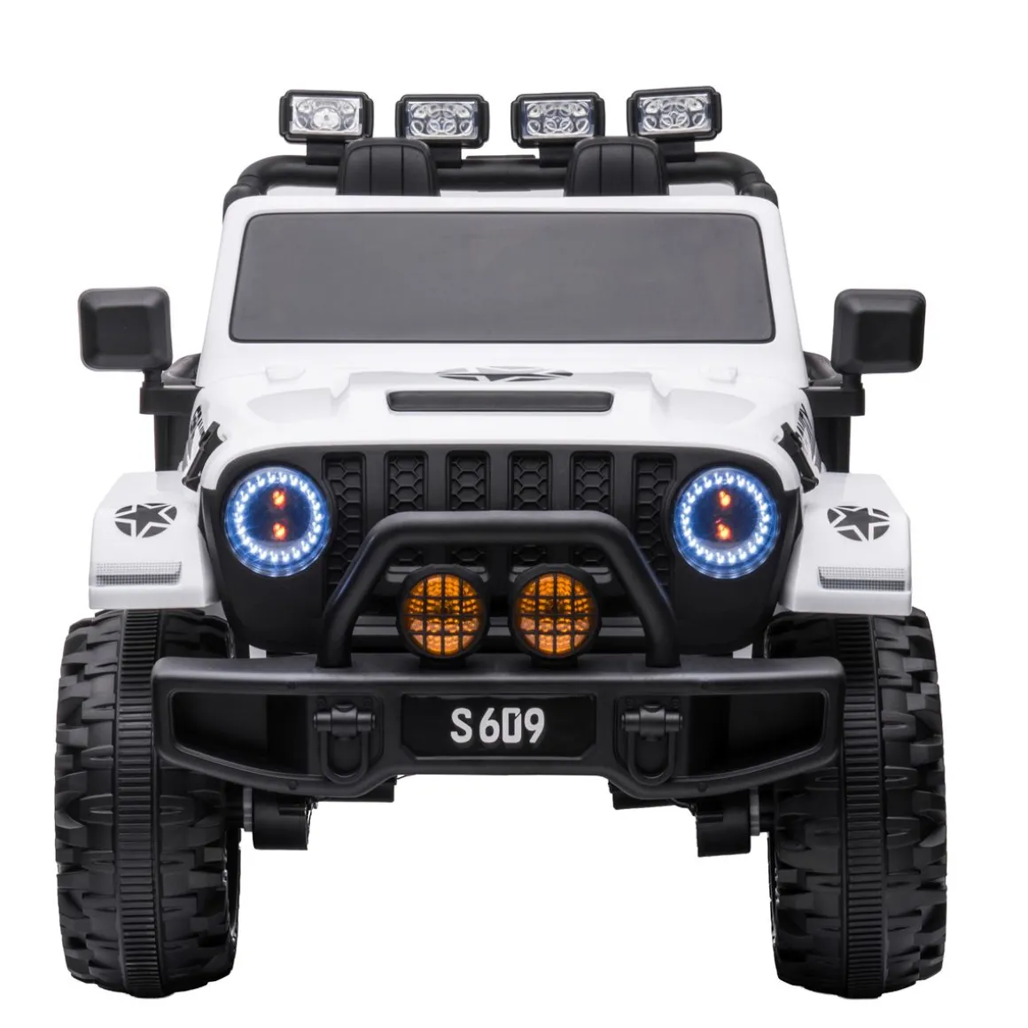 Elektroauto Kinder Off-Roader weiss