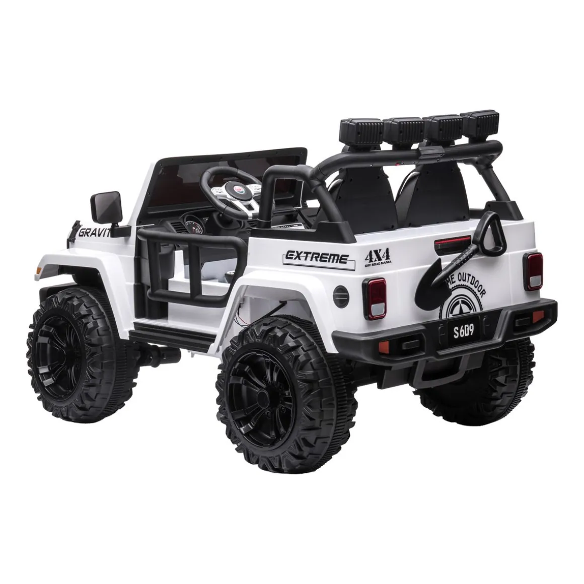 Elektroauto Kinder Off-Roader weiss