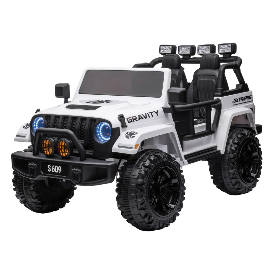Elektroauto Kinder Off-Roader weiss