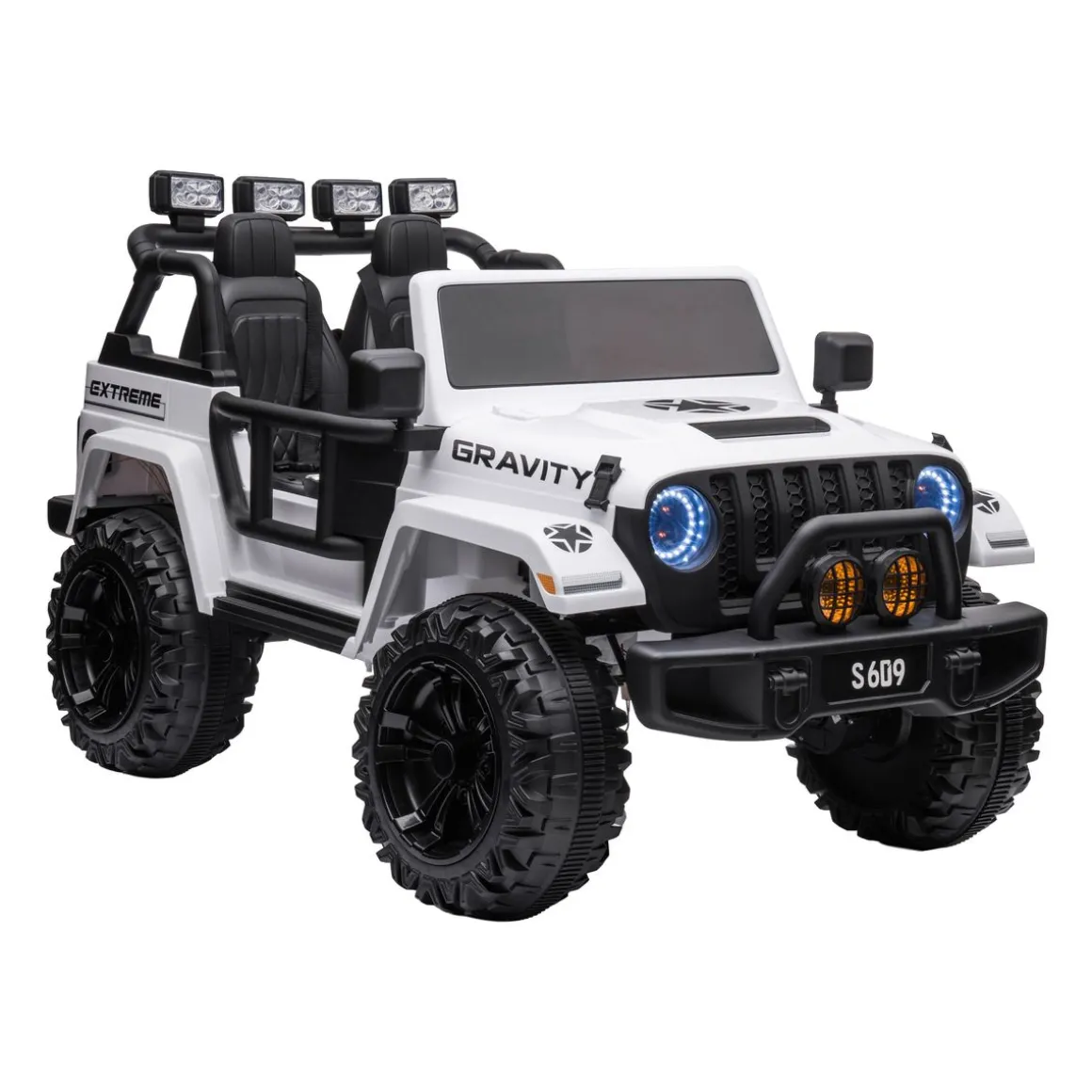 Elektroauto Kinder Off-Roader weiss