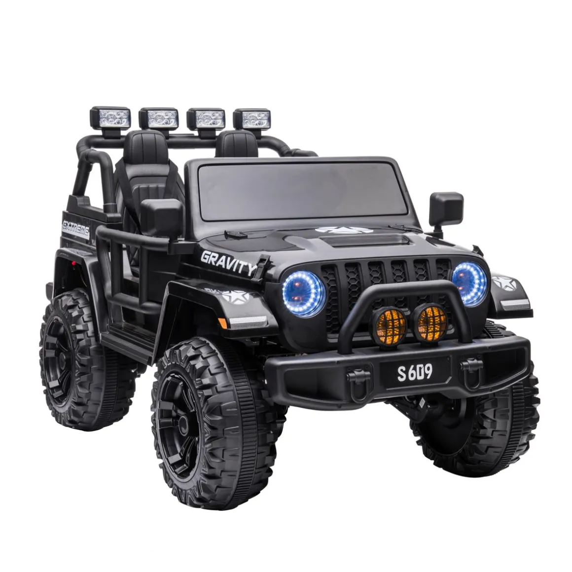 Elektroauto Kinder Off-Roader schwarz