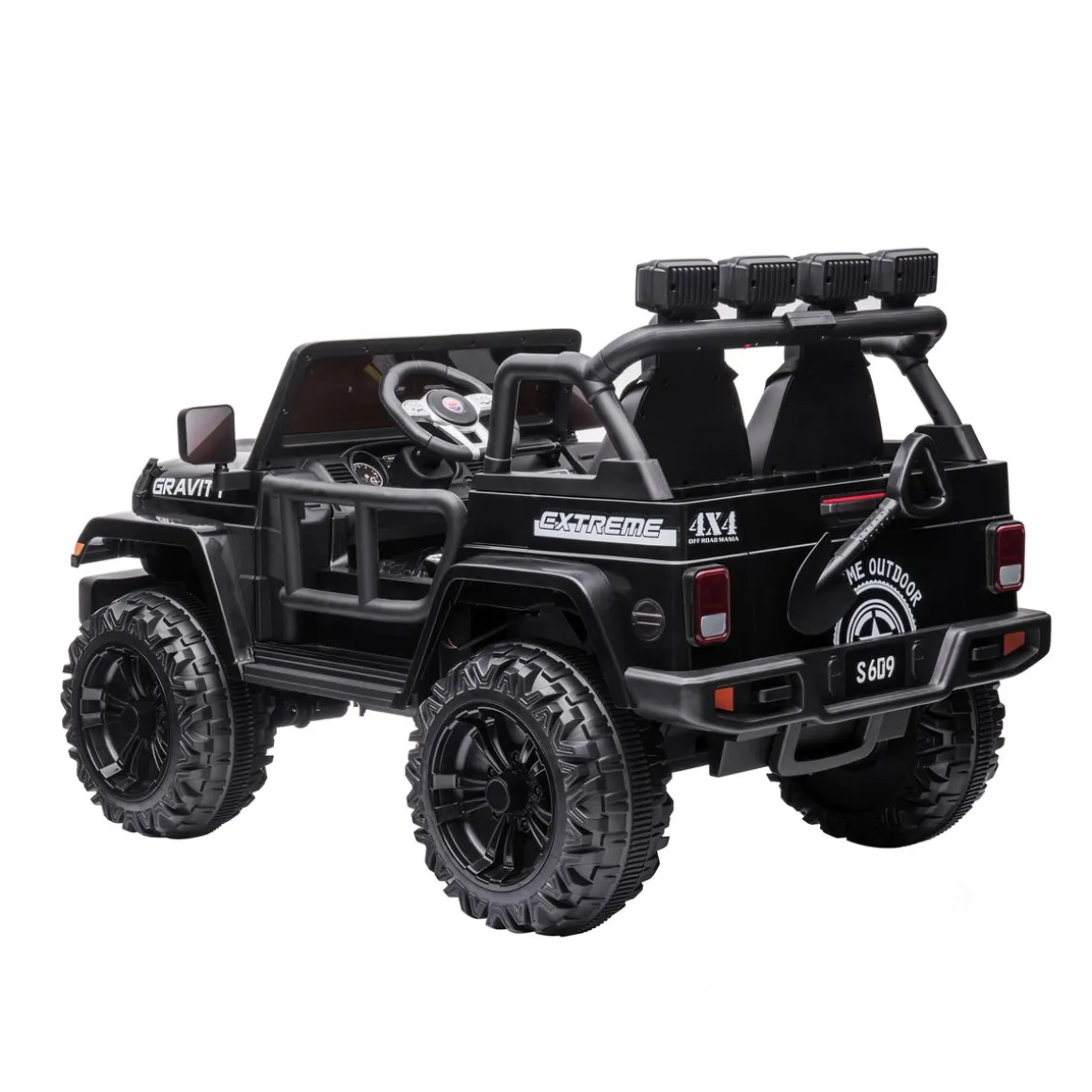 Elektroauto Kinder Off-Roader schwarz