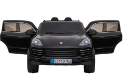 Elektroauto Kinder Porsche Cayenne schwarz