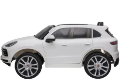 Elektroauto Kinder Porsche Cayenne weiss