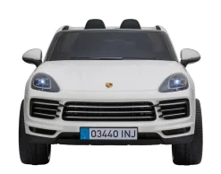 Elektroauto Kinder Porsche Cayenne weiss