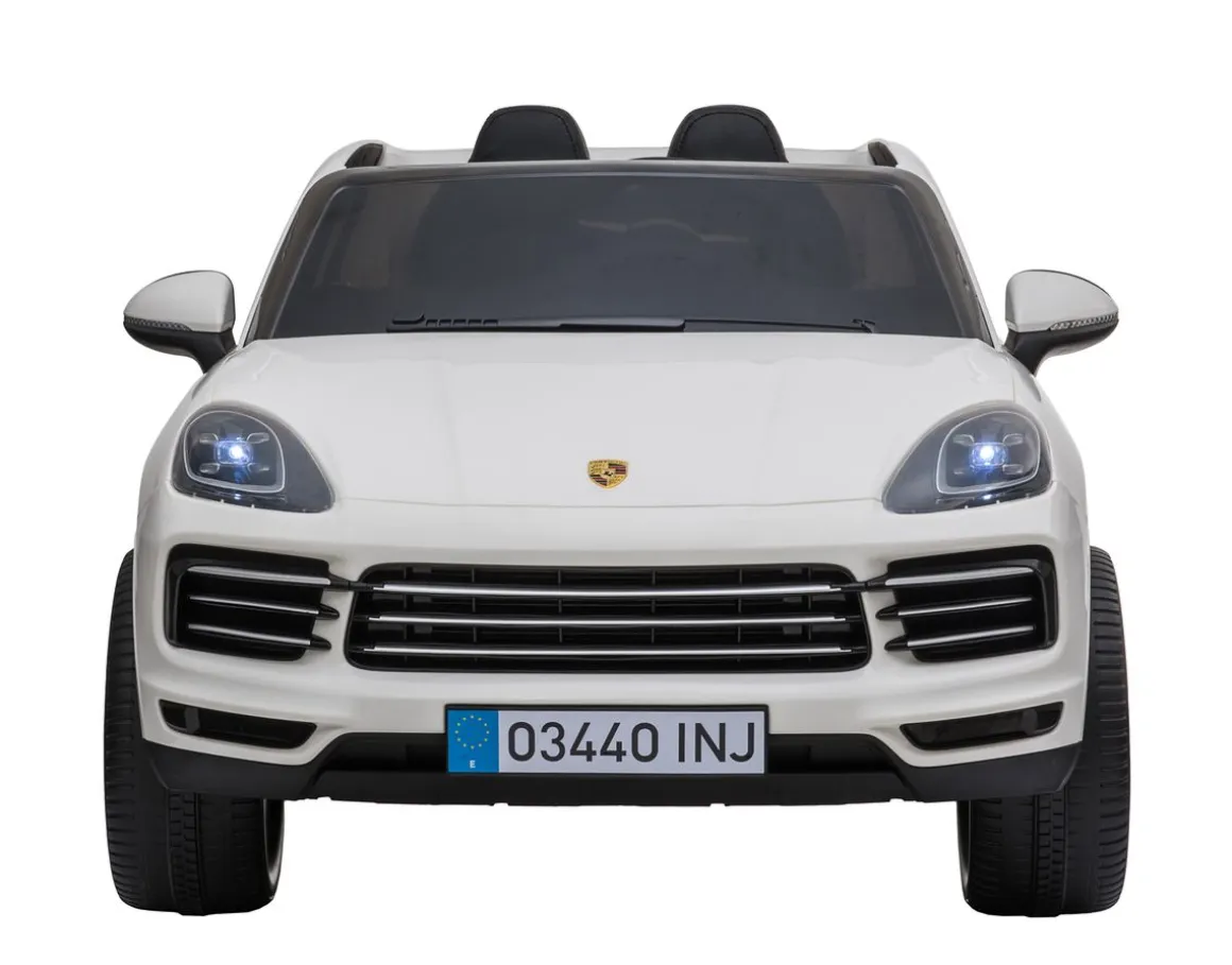 Elektroauto Kinder Porsche Cayenne weiss