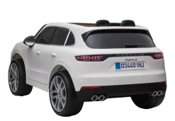 Elektroauto Kinder Porsche Cayenne weiss