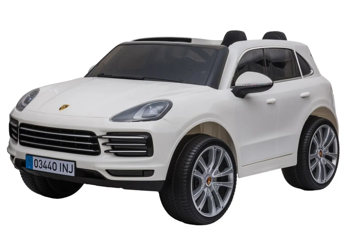 Elektroauto Kinder Porsche Cayenne weiss