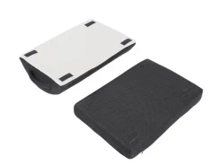 Ergonomische Fussstütze schwarz