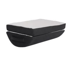 Ergonomische Fussstütze schwarz