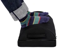 Ergonomische Fussstütze schwarz