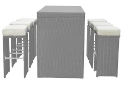 Ersatzkissen für Rattan Bartheke 6 Stk. | GONSER.CH