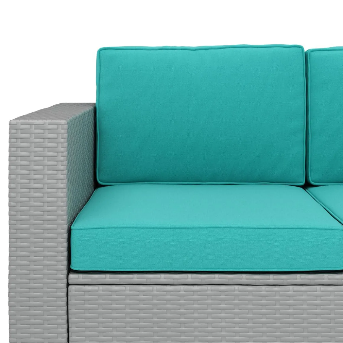 Ersatzkissen für Rattanlounge VENEZIA türkis