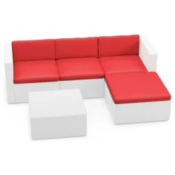 Ersatzkissen Lounge Malibu rot