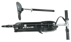 E-Scooter schwarz mit Sitz