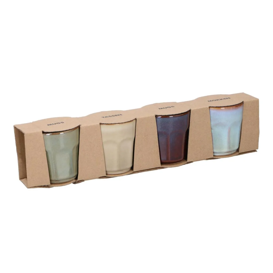Espressotasse 4er Set Keramik 90 ml