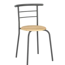 Essgruppe KNOX 80 x 53 cm 3-teilig braun/anthrazit