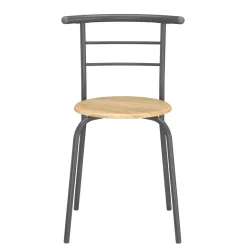 Essgruppe KNOX 80 x 53 cm 3-teilig braun/anthrazit