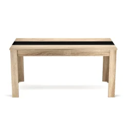 Esstisch ACCENT mit Wendeplatte 160 x 90 cm braun