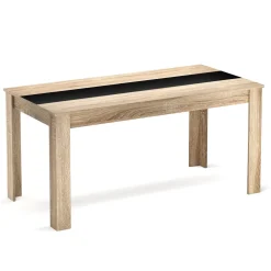 Esstisch ACCENT mit Wendeplatte 160 x 90 cm braun