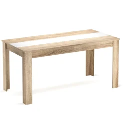 Esstisch ACCENT mit Wendeplatte 160 x 90 cm braun