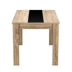 Esstisch ACCENT mit Wendeplatte 120 x 80 cm braun