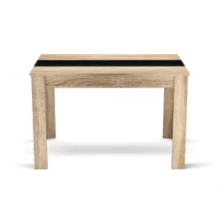 Esstisch ACCENT mit Wendeplatte 120 x 80 cm braun