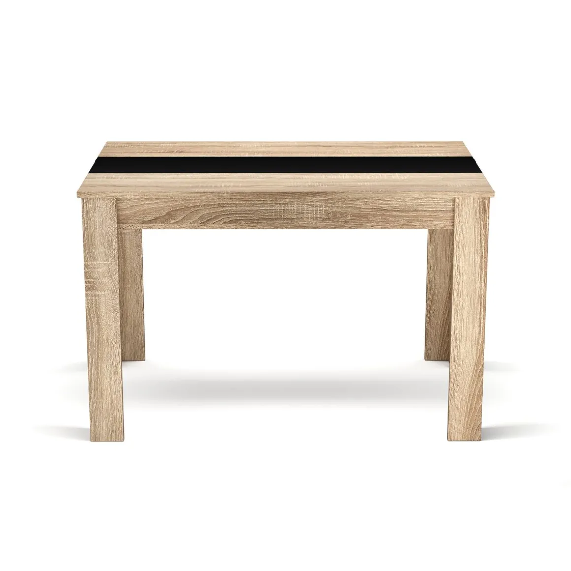 Esstisch ACCENT mit Wendeplatte 120 x 80 cm braun