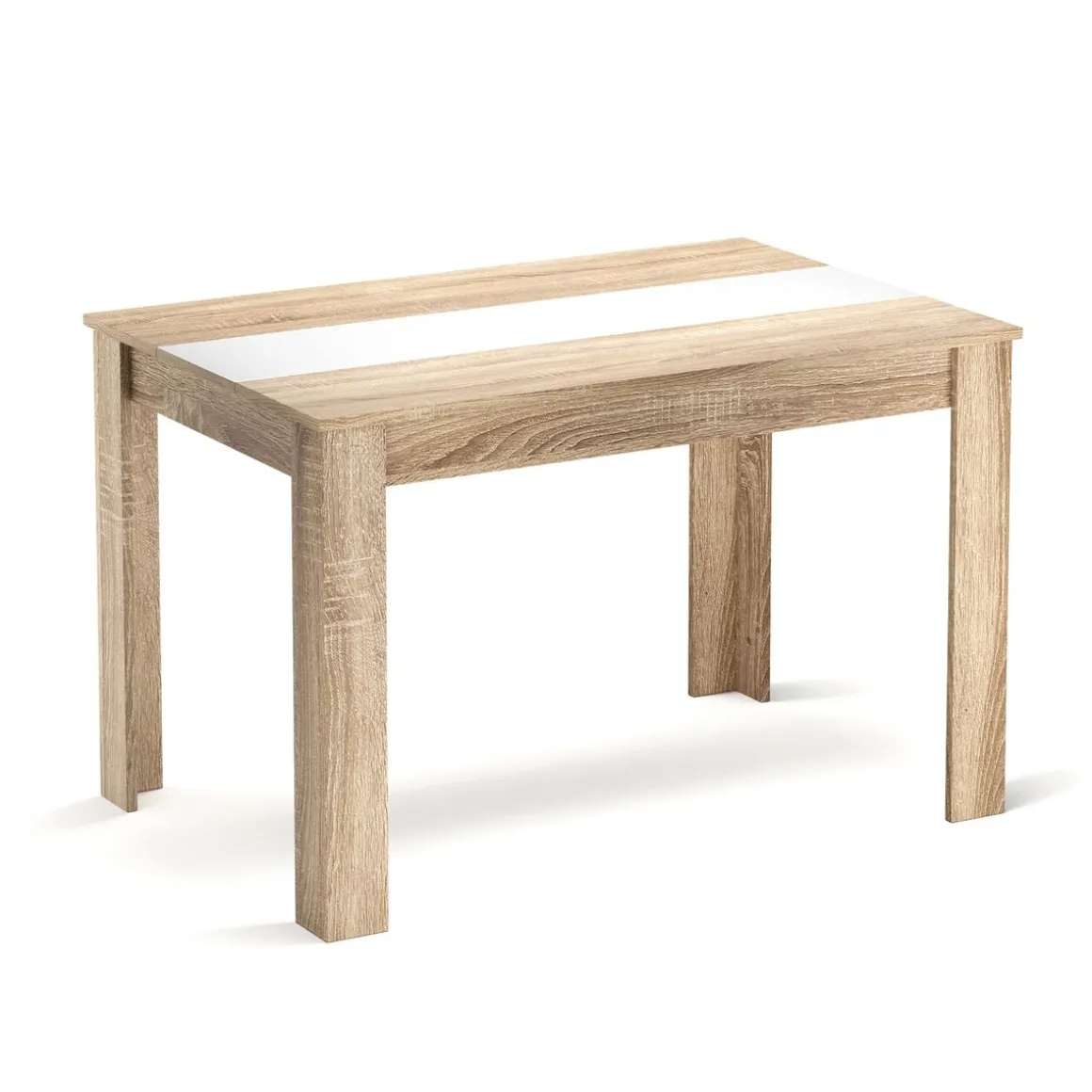 Esstisch ACCENT mit Wendeplatte 120 x 80 cm braun