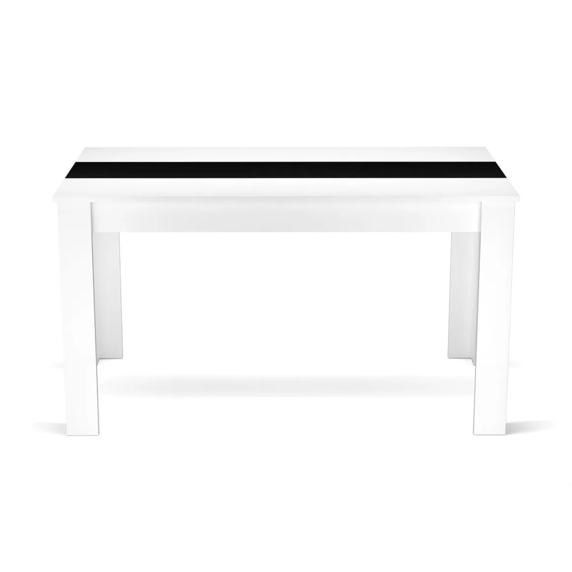 Esstisch ACCENT mit Wendeplatte 140 x 80 cm weiss