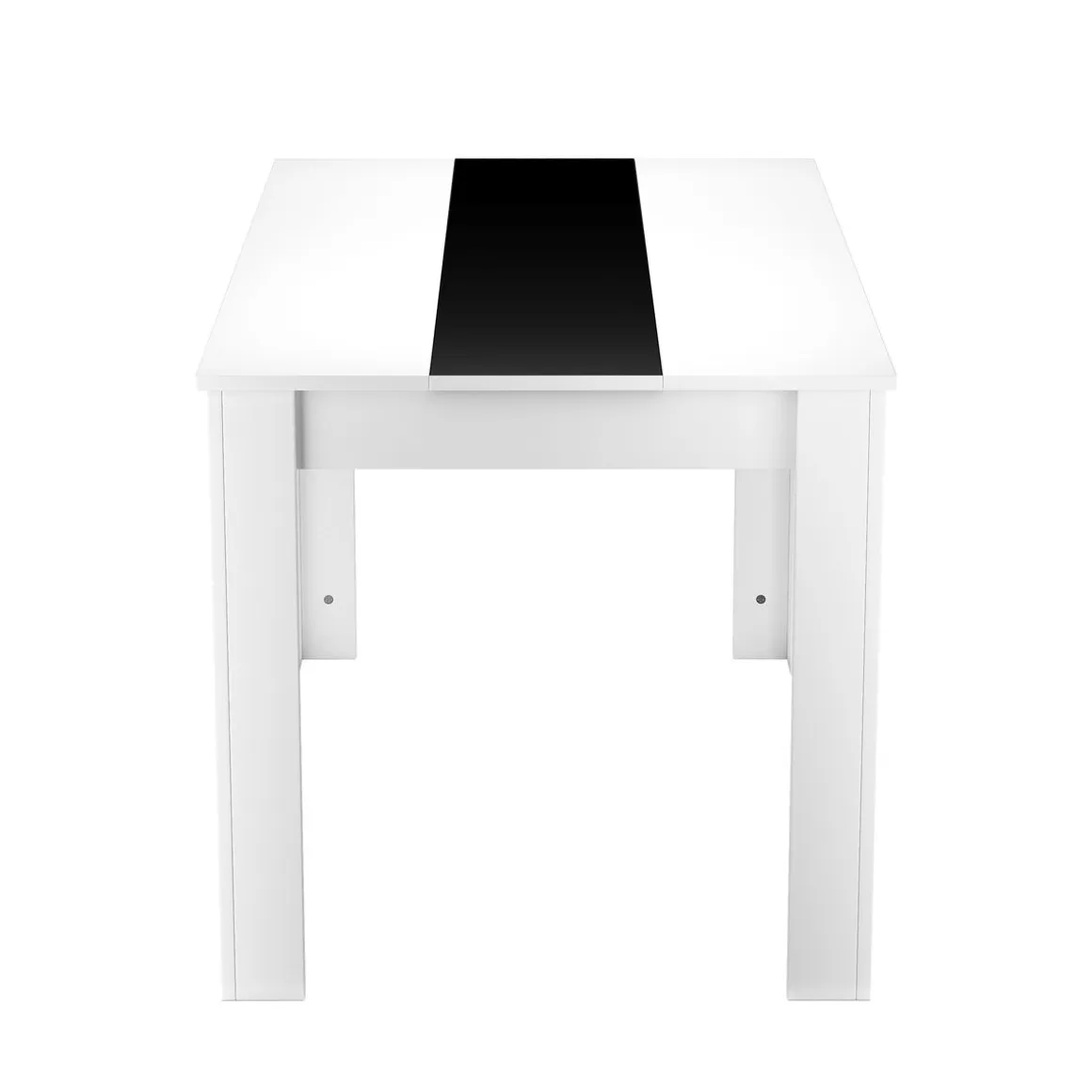 Esstisch ACCENT mit Wendeplatte 140 x 80 cm weiss