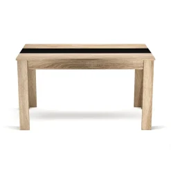 Esstisch ACCENT mit Wendeplatte 140 x 80 cm braun