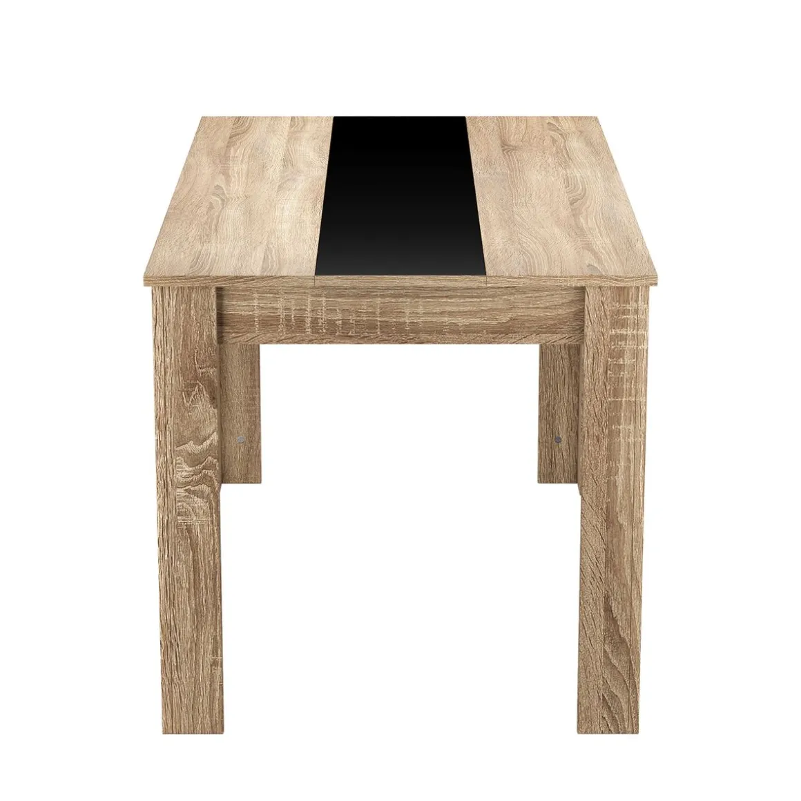 Esstisch ACCENT mit Wendeplatte 140 x 80 cm braun