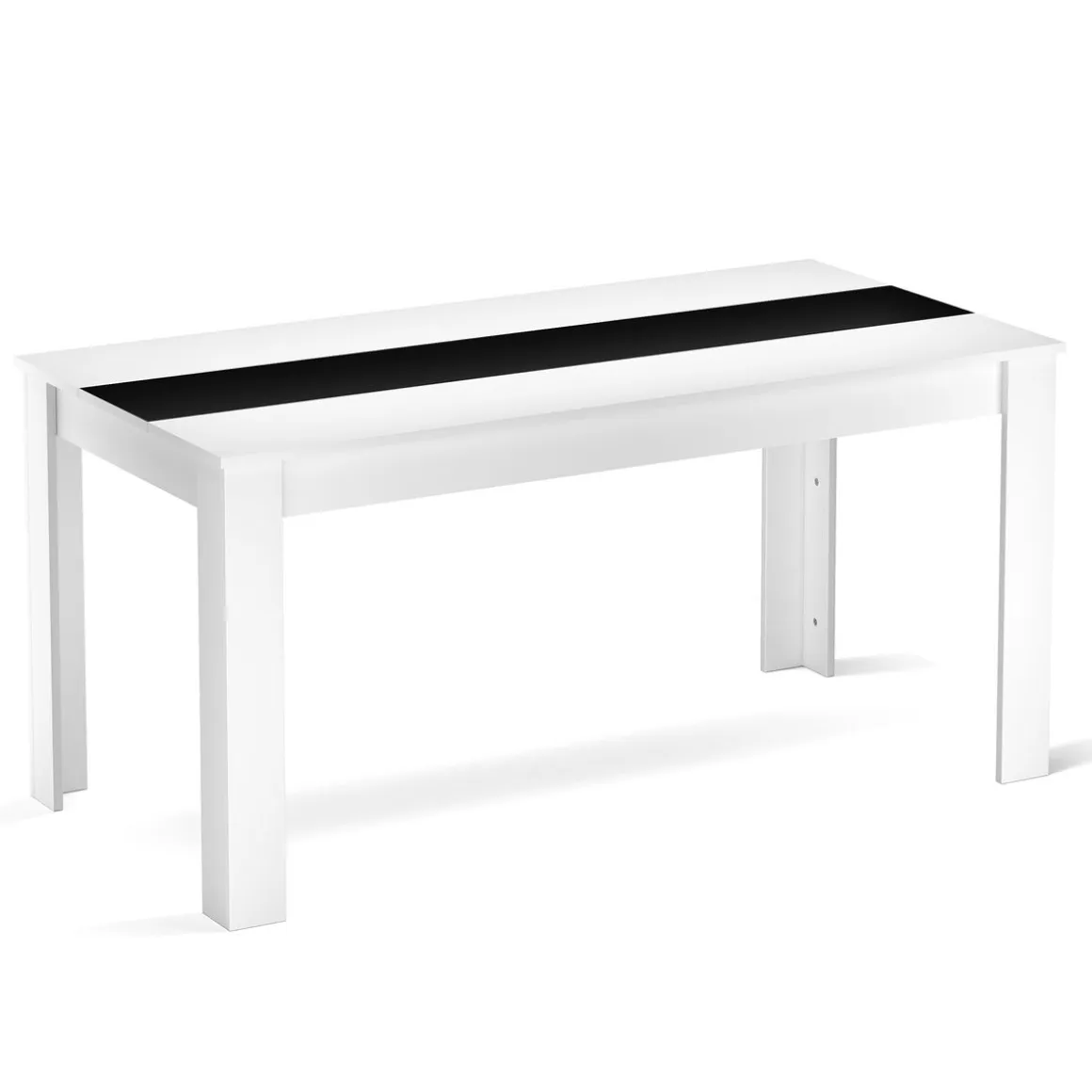 Esstisch ACCENT mit Wendeplatte 160 x 90 cm weiss