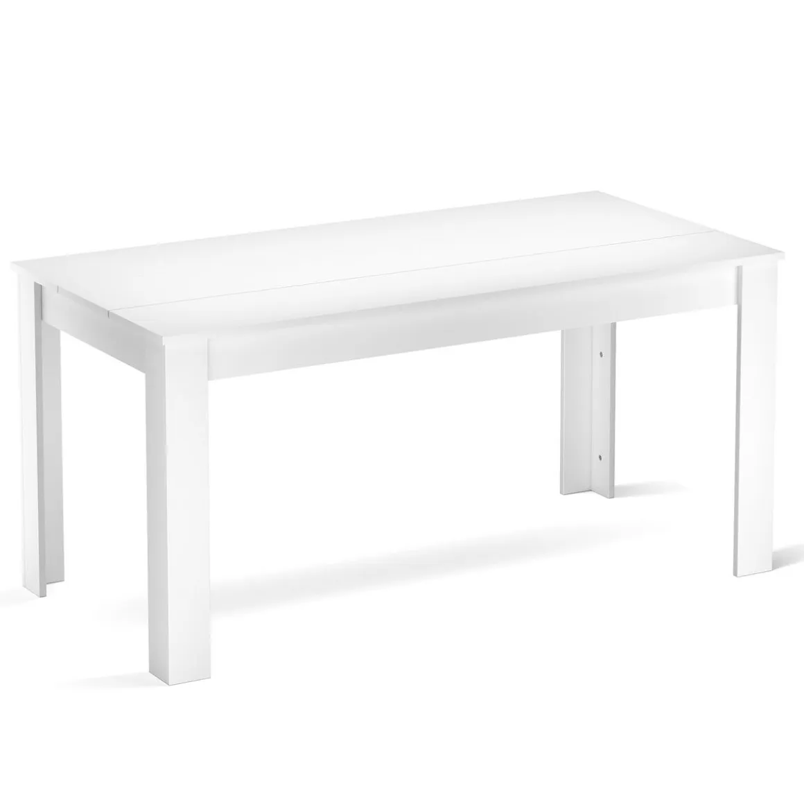 Esstisch ACCENT mit Wendeplatte 160 x 90 cm weiss