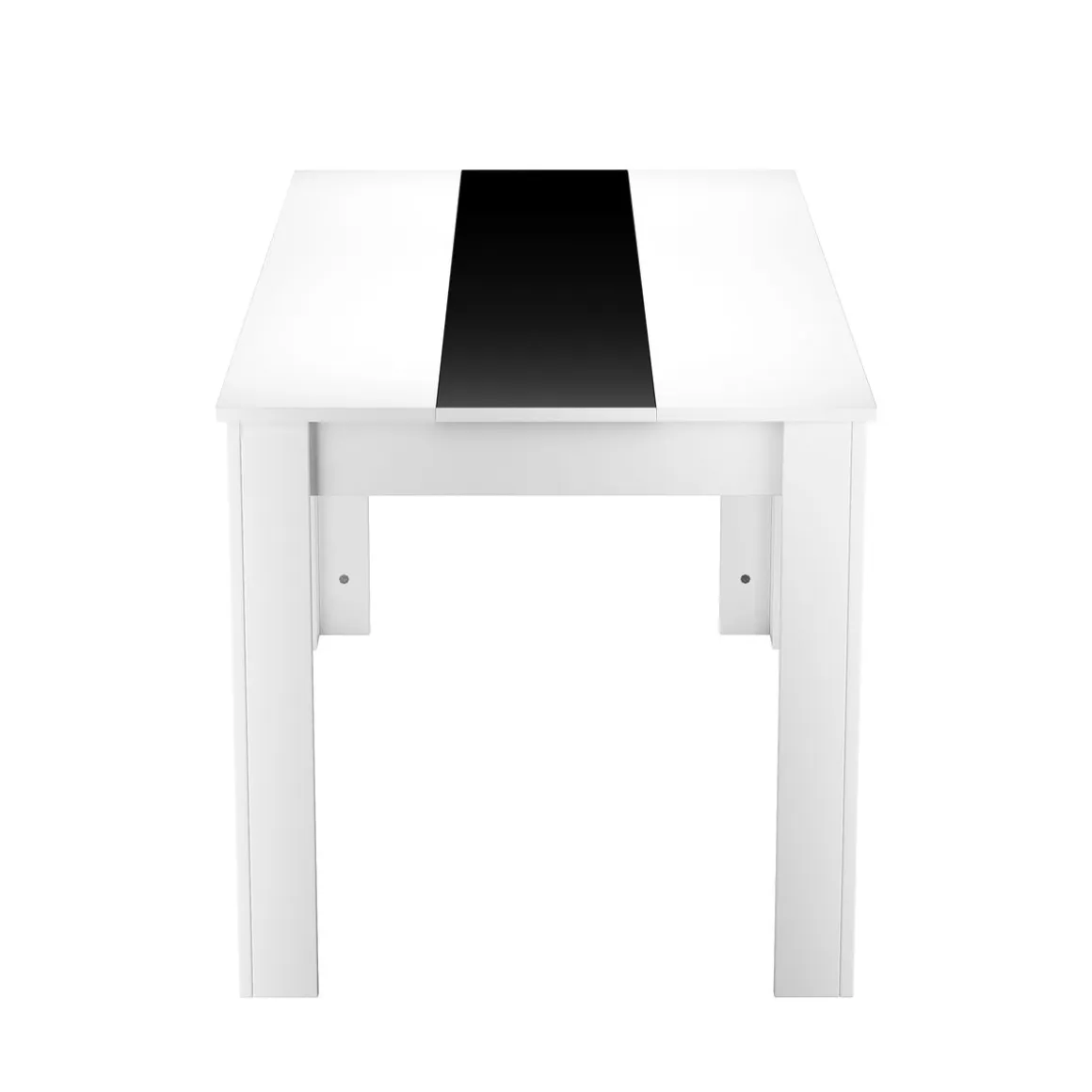 Esstisch ACCENT mit Wendeplatte 160 x 90 cm weiss