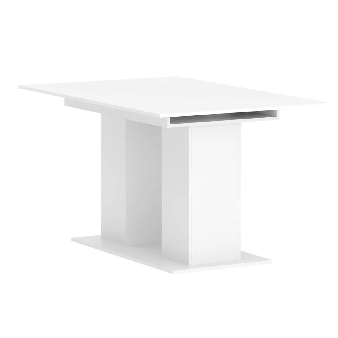 Esstisch ausziehbar ALBIN 140/180 x 90 cm weiss