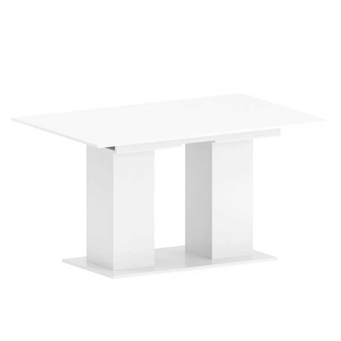 Esstisch ausziehbar ALBIN 140/180 x 90 cm weiss